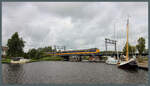 Ein dreiteiliger ICM2 der NS rollt am 03.09.2026 �ber die Boornbr�cke in Akkrum.