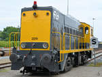 Die Diesellokomotive 2215 war Ende Mai 2019 in Blerick zu sehen.