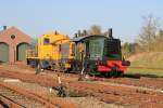 “Sik” 204, “Sik” 353 und 2278 der Stichting Stadskanaal Rail (STAR) während rangierarbeiten auf Bahnhof Stadskanaal am 1-11-2014.