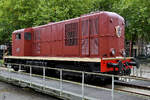 Die dieselelektrischen Lokomotiven der Baureihe  2400 wurde zwischen 1954 und 1991 von den Niederl�ndischen Eisenbahnen haupts�chlich im G�terverkehr eingesetzt. Die Lokomotive 2498 des franz�sischen Herstellers Alsthom stammt aus dem Jahr 1956. (Eisenbahnmuseum Utrecht, September 2026)