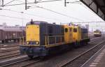 Im Bahnhof Hengelo wurden am 21.1.1989 die Diesel Lokomotiven  2477 und 2239 angetroffen.
