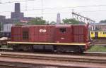 Diesellok 2501 am 12.07.1989 im Bahnhof Utrecht CS.