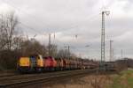 6487, 6518 und 6490 der RN mit einem Erzzug in Oberhausen Sterkrade (28.02.2007)