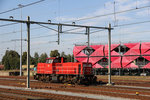 Nach der Rückkehr aus der Innenstadt von Almelo konnte ich Lok 6418 ablichten.
Aufgenommen am 25. September 2016 im Bahnhof von Almelo.