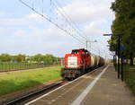 6510  von DB-Schenker kommt durch Geleen-Lutterade(NL) mit einem Kalkleerzug aus Veendam(NL) nach Hermalle-Huy(B) in Richtung Maastricht(NL),Belgien.