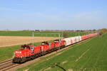 Belgiën
Loks 6515+6505+6513 vom DBC mit einem Kalkzug Jemelle - Beverwijk, in Pousset
25/4/2021