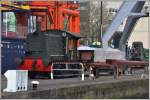 Diesellok 65 im Maritiem Museum im alten Leuvehaven von Rotterdam.