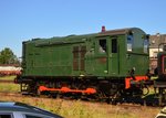 Seitenansicht der Diesellok 639 am 25.9.2016 in Simpelveld.