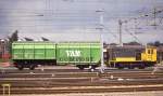 Am 15.7.1989 war die Diesellok 608 noch im Rangierdienst im  Bahnhof Amersfoort tätig.