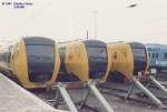 Drei Triebzge DM 90 im Oktober 1997 im Bahnhof Venlo.
