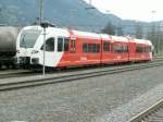 Dieselelektrischer Stadler GTW 2/8 fr Arriva (Niederlande) bei Testfahrten in Sargans/CH am 21.11.06