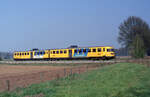 NS 172 als Zug 7852 (Vorden - Zutphen) bei Vorden am 02.05.1997, 14.53u. Scanbild 7304, Fujichrome100.
