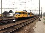 DE-II 166 als Regionalzug 7854 Winterswijk-Zutphen in Zutphen am 28-2-1995. Bild und scan: Date Jan de Vries.