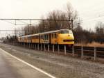 DE3 117 mit Regionalzug 8354 Winschoten-Groningen in Groningen am 18-3-1994.