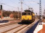 Ein Hollnder auf Deutschen Boden: 1132 der Nederlandse Spoorwegen auf Bahnhof Bad Bentheim am 25-03-1998.