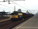 1102 mit Gterzug 55552 Arnhem-Amersfoort auf Bahnhof Apeldoorn am 25-2-1992. Bild und scan: Date Jan de Vries.