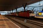 Die neue Intercity Direkt von Amsterdam nach Breda, hier in Rotterdam Centraal (auch neu) am 07 jan. 2014.