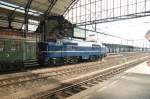 NS E-loc 1202 in Haarlem ter gelegenheid van het 100 jarig jubileum van station Haarlem.