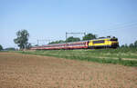NS 1635 unterwegs bei America mit IC-1941 (Den Haag Centraal - Venlo). Der Zug führt mehrere Belgische Wagen des Typs K4 der NMBS, was wiederum ehemalige USI der SNCF sind. America, 24.05.2001, 13.24u, bei km.14.2. Scan (Bild 8304, Fujichrome100).










































