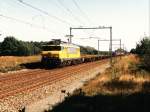 1649 mit Containerzug 43368 Wels-Waalhaven bei Ginkel am 21-9-1997. Bild und scan: Date Jan de Vries.