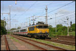 NS 1776 fährt hier am 1.5.2005 mit dem Intercity aus Amsterdam in den System Wechsel Bahnhof Bad Bentheim ein.