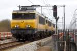 Einer Lokzug mit 1730 und 1760,Diemen Zuid,01-03-2013.