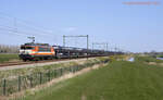 RFO 1837 mit Gefco-Autozug als Zug 46266 nach Rotterdam, Moordrecht, 18.04.2021.
