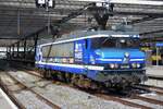 RFO 1831 lauft am 27 April 2026 um in Rotterdam w�hrend ein Sonderfahrt. Die Lok hat Jubil�umsfarben bekommen anlasslich das 95.Jahresjubil�um der NVBS (Nederlandse Vereniging van Belangstellenden voor het Spoor- en Tramwezen). 