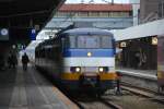 Sprinter-Triebzug als  stoptrein  nach M.-Randwijck im Bhf Maastricht.