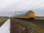 Koplopers 4086 und 4070 mit IC 538 Groningen CS-Den Haag CS bei Haren am 19-2-2010.