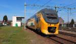 Am 14.04.2015 fährt der IC 849 (Alkmaar - Maastrich) in den Bahnhof Roermond ein.