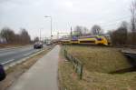 Der Gegenzug von Reormond nach Sittard einige Minuten spter diesmal nur ein Doppelstock-IC.14.3.2010