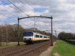 SGM 2969 mit Regionalzug RE 9648 Deurne-Nijmegen bei Vlierden am 8-4-2012.
