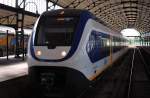 Die ET 2625 mit Regio Zandvoort - Haarlem Hbf bei einfahrt auf endspur 4 in Haarlem Hbf am 09. 08 2010.