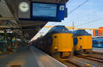 ICMm 4090 und 4215 als IC 576 nach Den Haag CS; daneben ICMm 4248 als Teil des IC 773 nach Groningen Europapark.