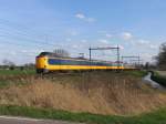 Koploper 4046 und eine weitere Koploper mit IC 12759 Rotterdam-Leeuwarden bei Staphorst am 2-4-2010.