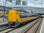 Im Bild der Elektrotriebzug 4210, welcher Anfang September 2026 gerade am Hauptbahnhof in Utrecht ankommt.