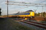 NS 4059 mit ein intercity von Utrecht nach Zwolle am 07/09/09 im Bahnhof 't Harde.