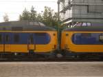 Hier die Kupplung zwischen zwei Koplopers im Bahnhof von Enschede.