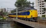 NS ICM 4241, Leiden Galgewaterbrücke, 13-7-2013