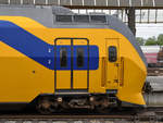 Die Nase eines 8400-Triebzuges Ende Mai 2019 am Venloer Bahnhof.