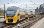 IC-Zug aus Alkmaar-Amsterdam CS trifft im Bhf Maastricht ein. November 2012.
