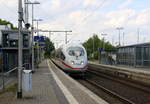 Der ICE3 NS aus Frankfurt-am-Main(D) nach Brüssel-Süd(B) kommt als Umleiter durch Erkelenz in Richtung Aachen.