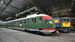 Im Jahr 1938 erblickte dieses Fahrzeug mit der Nummer 252 bei Werkspoor in Utrecht das Licht der Welt. Die in den 1930er-Jahren entwickelten Mat´36-Elektrotriebz�ge hatten ein stromlinienf�rmiges Design und wurden in einer Serie von 53 Einheiten von Nederlandse Spoorwegen (NS) beschafft. (Eisenbahnmuseum Utrecht, September 2026)