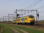 Plan V 954 mit D 3831 Zwolle-Emmen bei Herfte am 2-4-2010.