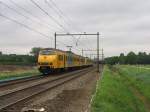 484 und 816 mit Regionalzug 6031 Utrecht CS-Tiel bei Houten am 11-6-2010.