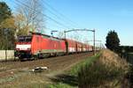 Leerkohlezug mit 189 074 durchfahrt am 21 Februar 2021 Hulten.