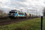 Am 10 Jänner 2021 durchfahrt TCS/RailPromo 101002 ein umgeleiteter Dolemitzug Alverna.