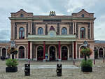 Im Bild das 1874 errichtete Monumentgeb�ude des im Jahr 1939 f�r den Personenverkehr geschlossenen Utrechter Bahnhofes Maliebaanstation.