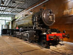 Die  1945 von der North British Locomotive Company in Glasgow gebaute Kriegslokomotive WD73755  Longmoor  wurde nach dem zweiten Weltkrieg von der Niederl�ndischen Staatsbahn �bernommen und 1952 ausgemustert. Sie war die 1000. Lokomotive, die vom britischen Kriegsministerium in befreites Gebiet verschifft wurde. (Eisenbahnmuseum Utrecht, September 2026)